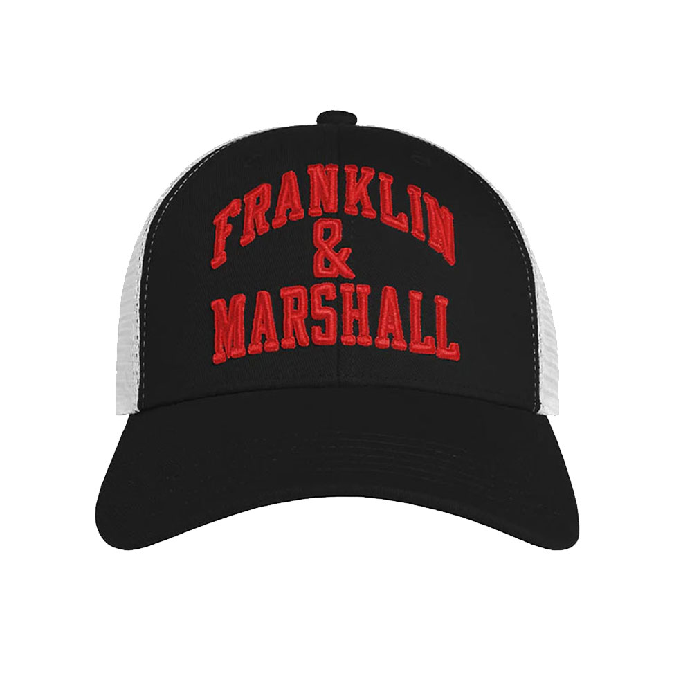 Franklin & Marshall Men’s Heavy Cotton Twill Cap Black