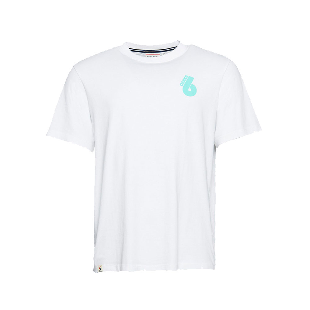 Superdry Men’s Code Stacked Logo T-Shirt Brilliant White