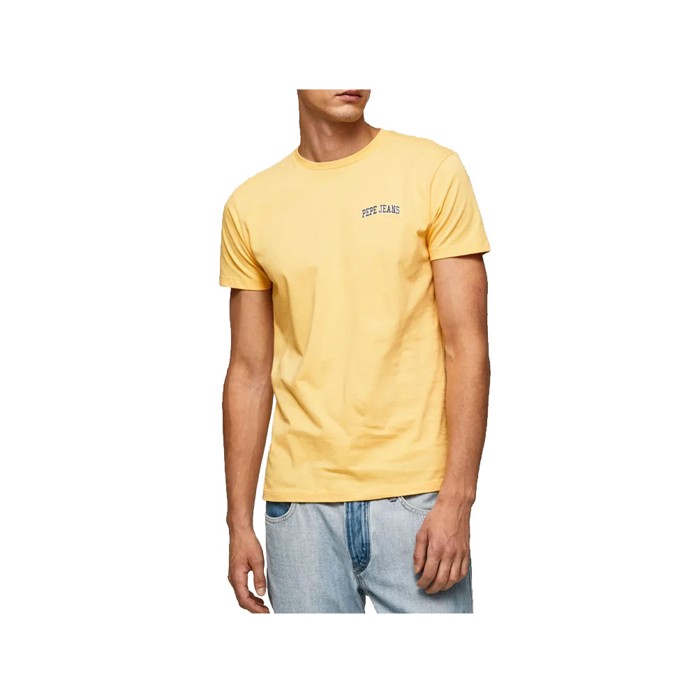 Pepe Jeans Ανδρική Μπλούζα Logo Print T-Shirt Shine
