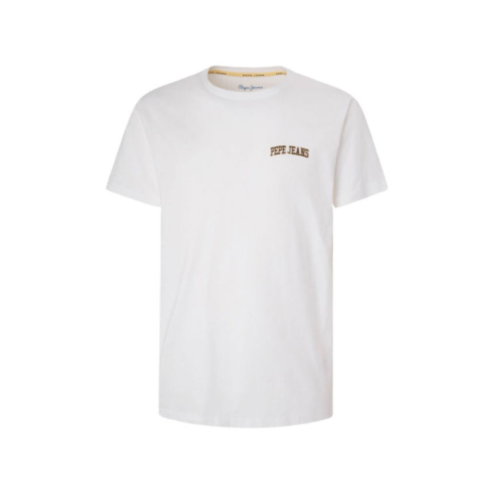 Pepe Jeans Men\'s Logo Print T-Shirt White - Icon Store
