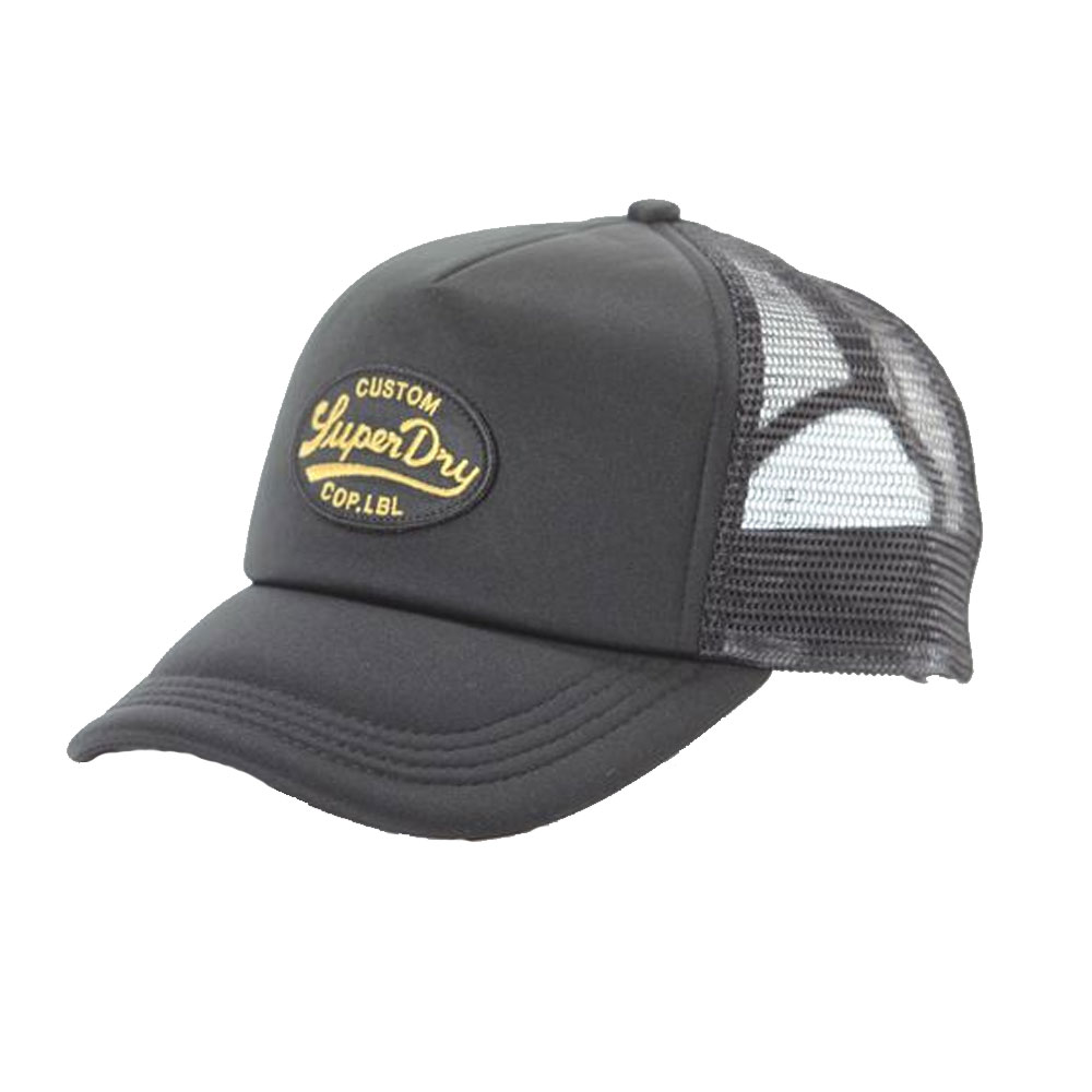 Superdry Ανδρικό Καπέλο Vintage Trucker Cap Washed Black
